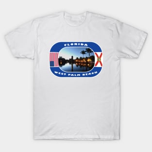 Florida, West Palm Beach City, USA T-Shirt